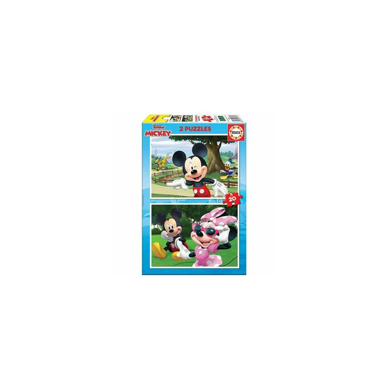Puzzle Educa Mickey & Friends (2 x 20 pcs)