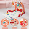 Tapis de Jeu Évolutif 2 en 1 : Aire de Jeu et Marcheur d'Apprentissage pour Bébé