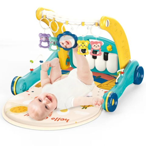 Tapis de jeu 3 en 1 Bébé - Trotteur - Kick & Play Piano - Tapis de jeu pour Bébé