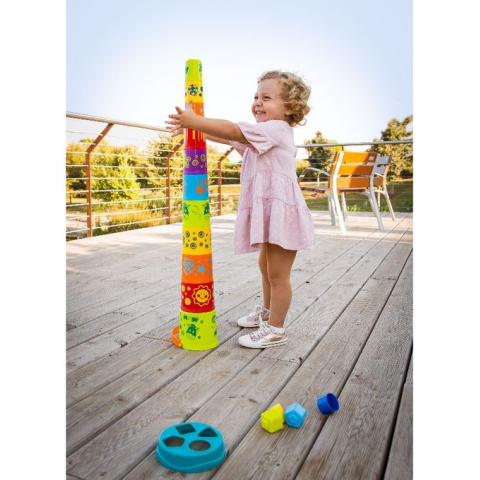 Seaux de Bain multicolore à Empiler
