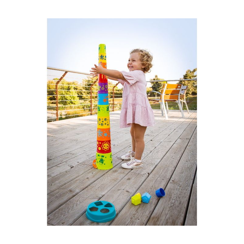 Seaux de Bain multicolore à Empiler