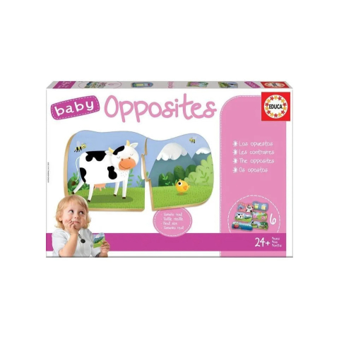 Puzzle bébé 24 mois+: Les Opposites