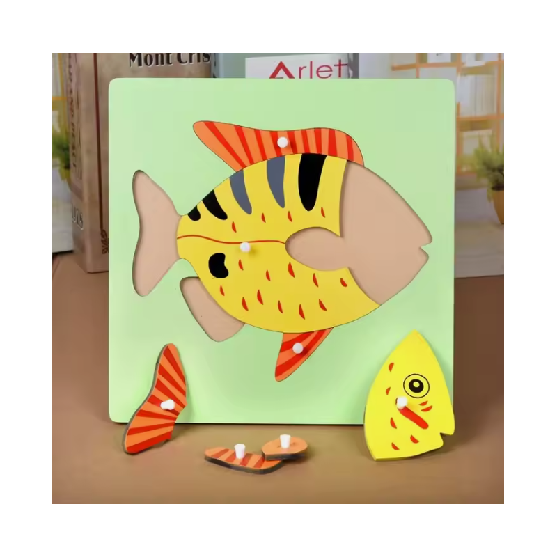 Puzzle Poisson en Bois