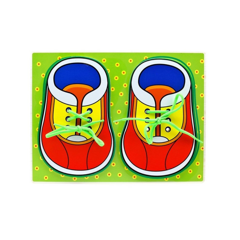Jeu de Laçage Apprendre à Faire Les Lacets